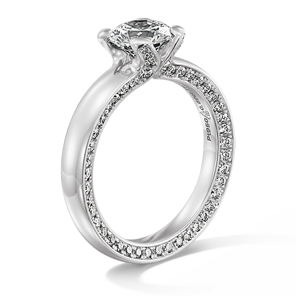 Witgouden briljant solitaire ring foto110
