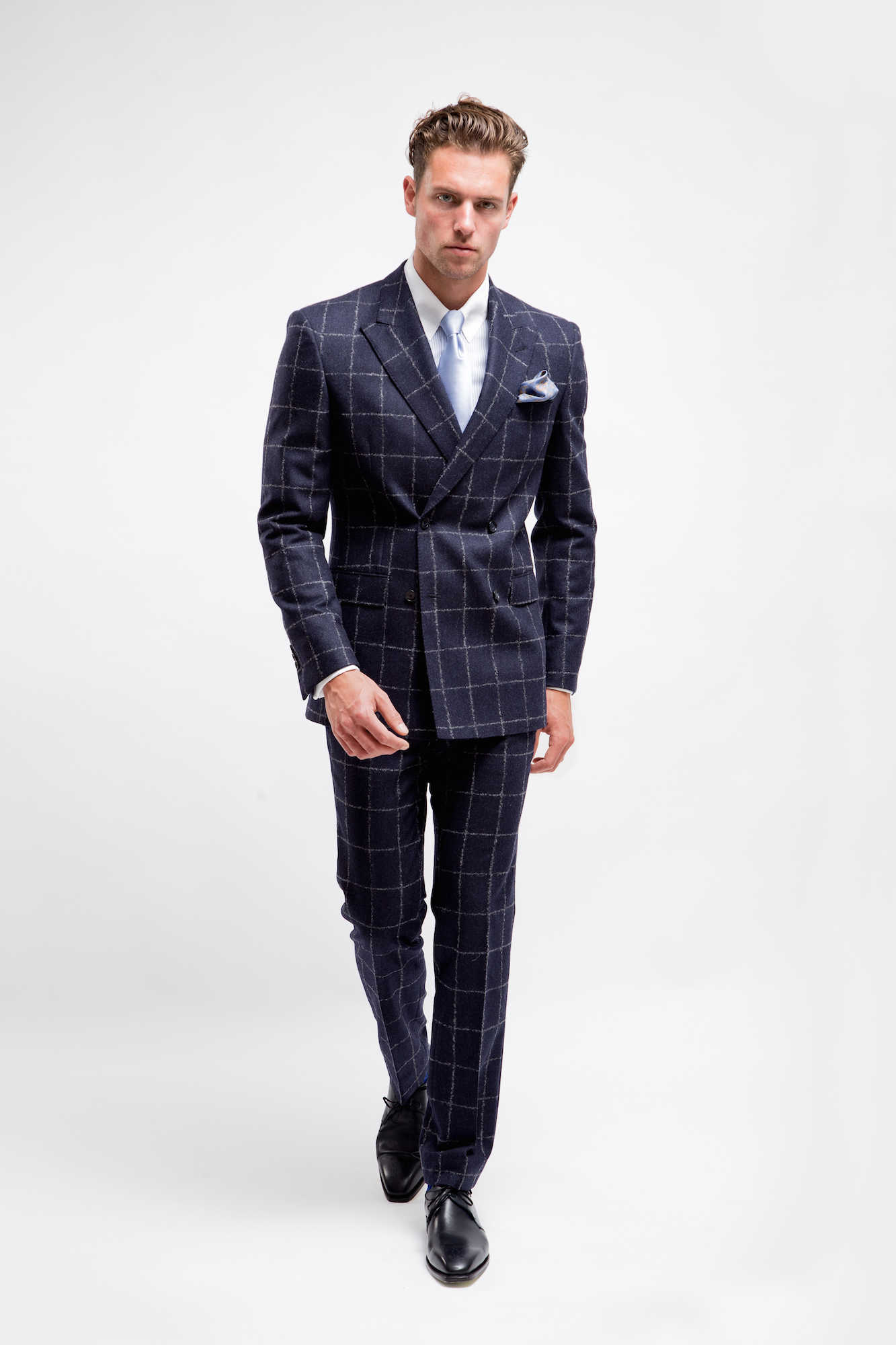 Pakken P0061 blauw met ruit