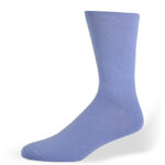 Katoenen heren sokken hemels blauw S1HB