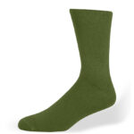 Katoenen heren sokken olijf groen S1OG