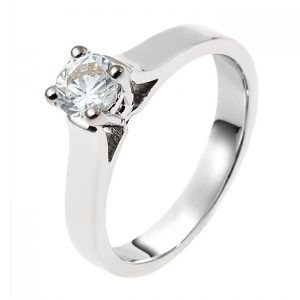 zilveren verlovingsring afbeeldingen foto4 soltaire ring model 12Z