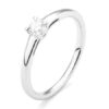 plv0003e hearts 0,20 ct platina Solitaire ring in platina met een briljant geslepen diamant verlovingsring kopen