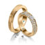 TR0746 model rosé goud in fijn mat 4,5 mm Trouwringen set kopen bestaande uit een vrouw en mannen ring met of zonder diamanten steen