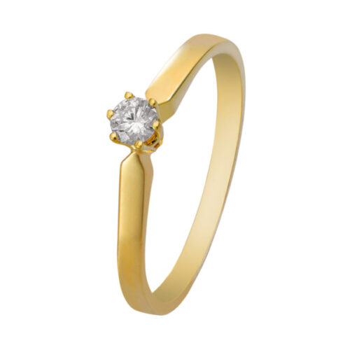 GRV0070E | Eclat R16 ring geelgoud 0,12 ct