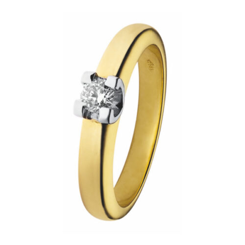 GRV0151E | Eclat R22 geelgoud ring 0,05 ct