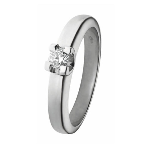 GRV0177E | Eclat R22 witgoud ring 0,30 ct groeibriljant solitaire ring diamanten ring verlovingsring