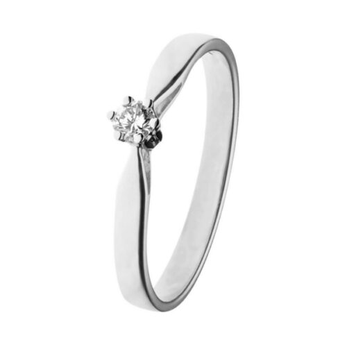 GRV0079E | Eclat KL6 ring witgoud 0,03 ct