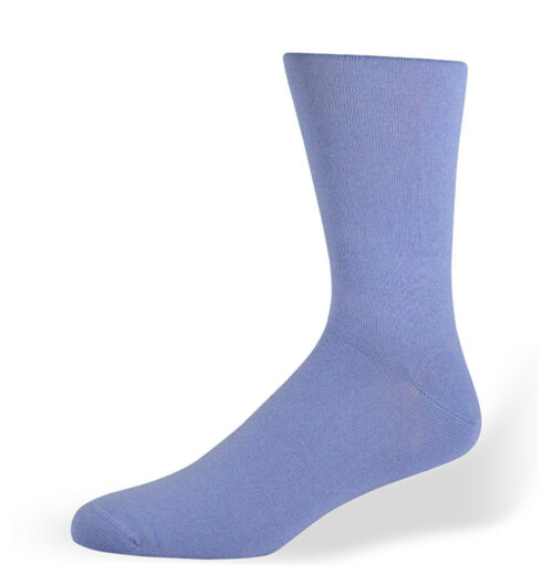 Katoenen heren sokken hemels blauw S1HB