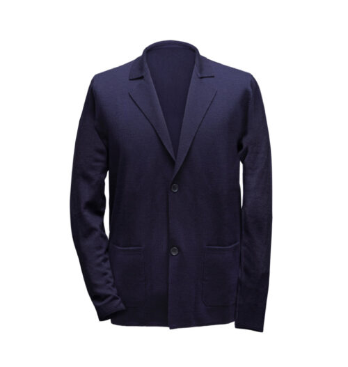 MDPL0002MB blazer vest in marine blauw