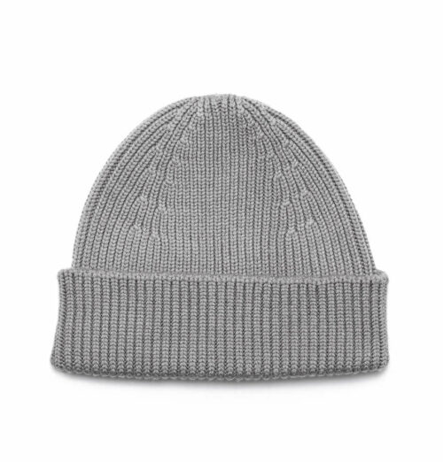 Beanie muts heren licht grijs M1LG