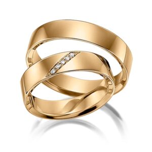 trouwringen tr0502 rosegoud