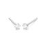 WGO0012E18 | Princes | 0,25 ct | Witgoud | 18 karaat oorbellen met briljant geslepen diamanten oorknoppen