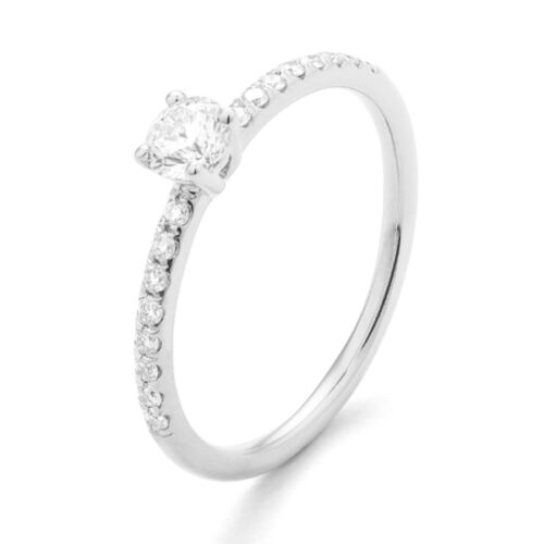 WGV0203E18 | Queeny 0,39 ct | Witgoud | 18 karaat