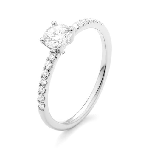 WGV0205E18 | Queeny 0,55 ct | Witgoud | 18 karaat
