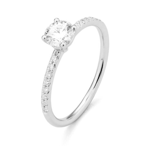 WGV0206E18 | Queeny 0,65 ct | Witgoud | 18 karaat