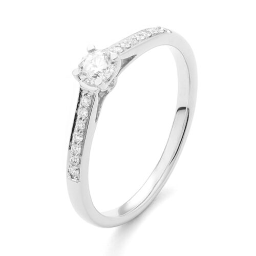 WGV0209E18 | Royal 0,38 ct | Witgoud | 18 karaat
