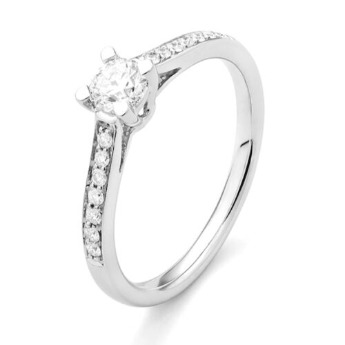 WGV0210E18 | Royal 0,46 ct | Witgoud | 18 karaat