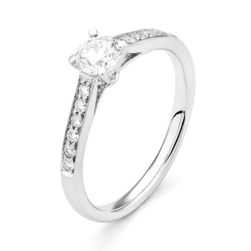 WGV0211E18 | Royal 0,60 ct | Witgoud | 18 karaat