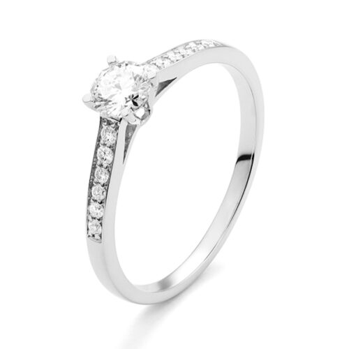 WGV0212E18 | Royal 0,70 ct | Witgoud | 18 karaat