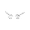 WGO0051E14 | Princes | 0,60 ct | Witgoud | 14 karaat oorbellen met briljant geslepen diamanten oorknoppen