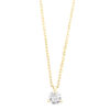 GGC0014E18 | Triat | 0,25 ct | Geelgoud | 18 karaat ketting met diamanten hanger in goud
