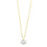 GGC0014E18 | Triat | 0,25 ct | Geelgoud | 18 karaat ketting met diamanten hanger in goud