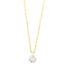 GGC0013E18 | Triat | 0,20 ct | Geelgoud | 18 karaat ketting met diamanten hanger in goud