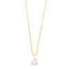 GGC0011E18 | Triat | 0,10 ct | Geelgoud | 18 karaat ketting met diamanten hanger in goud