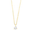 GGC0010E18 | Triat | 0,05 ct | Geelgoud | 18 karaat ketting met diamanten hanger in goud