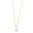 GGC0010E18 | Triat | 0,05 ct | Geelgoud | 18 karaat ketting met diamanten hanger in goud