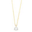 GGC0015E18 | Triat | 0,30 ct | Geelgoud | 18 karaat ketting met diamanten hanger in goud