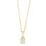GGC0031E18 | Happy | 0,10 ct | Geelgoud |18 karaat ketting met diamanten hanger in goud