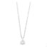 WGC0004E18 | Triat | 0,15 ct | Witgoud | 18 karaat ketting met diamanten hanger in goud