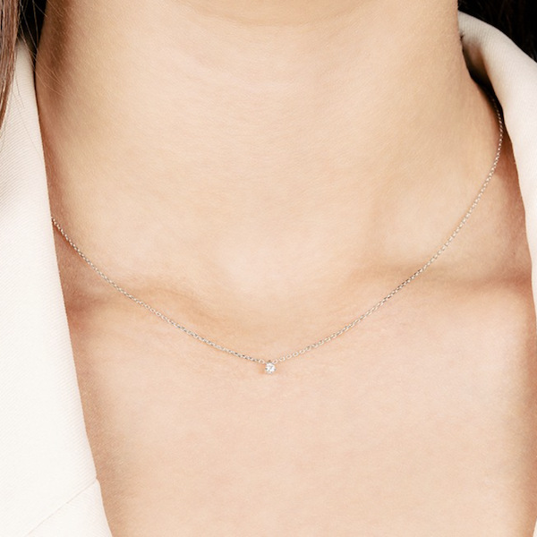 WGC0001E18 | Triat | 0,05 ct | Witgoud | 18 karaat - Afbeelding 2