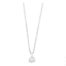 WGC0001E18 | Triat | 0,05 ct | Witgoud | 18 karaat ketting met diamanten hanger in goud