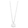 WGC0009E18 | Triat | 0,50 ct | Witgoud | 18 karaat ketting met diamanten hanger in goud