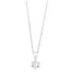 WGC0035E18 | Princes | 0,15 ct | Witgoud | 18 karaat ketting met diamanten hanger in goud