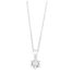 WGC0038E18 | Princes | 0,30 ct | Witgoud | 18 karaat ketting met diamanten hanger in goud