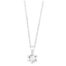 WGC0039E18 | Princes | 0,40 ct | Witgoud | 18 karaat ketting met diamanten hanger in goud