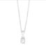 WGC0020E18 | Happy | 0,10 ct | Witgoud | 18 karaat ketting met diamanten hanger in goud