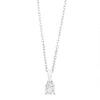WGC0019E18 | Happy | 0,05 ct | Witgoud | 18 karaat ketting met diamanten hanger in goud