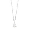 WGC0027E18 | Tear | 0,25 ct | Witgoud | 18 karaat ketting met diamanten hanger in goud