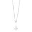 WGC0028E18 | Tear | 0,30 ct | Witgoud | 18 karaat ketting met diamanten hanger in goud