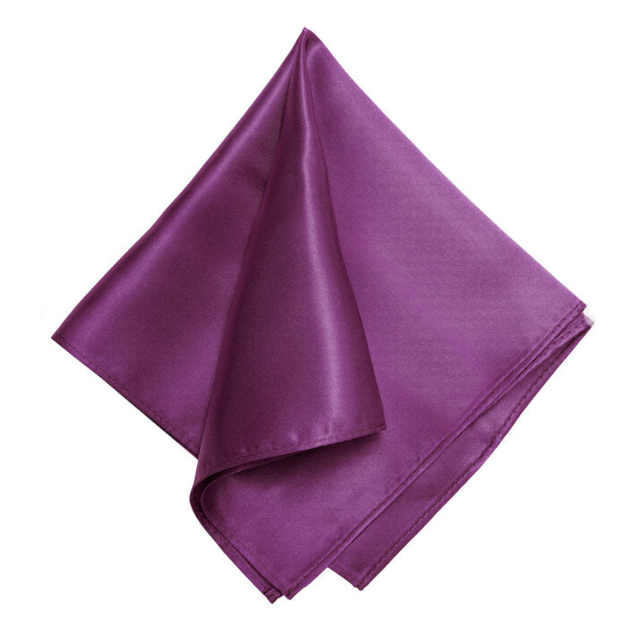 STSDP0004 Stropdas & Pochet in donker magenta - Afbeelding 3