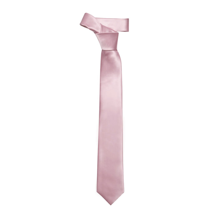 STSDP0013 Stropdas & Pochet in roze - Afbeelding 4