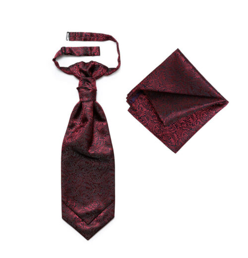 STPC0006 Plastron bordeaux heren - mannen