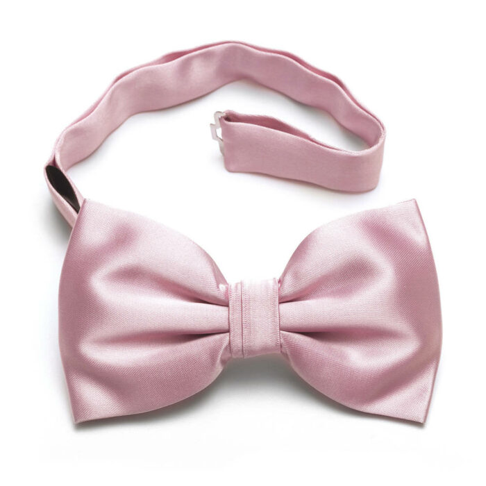 STSP0013 Vlinderstrik & Pochet in roze - Afbeelding 2