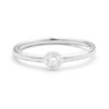 WGV0251E18 | Circle 0,15 ct | Witgoud | 18 karaat - Afbeelding 3