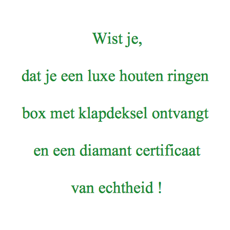 wist je luxe box en certificaat