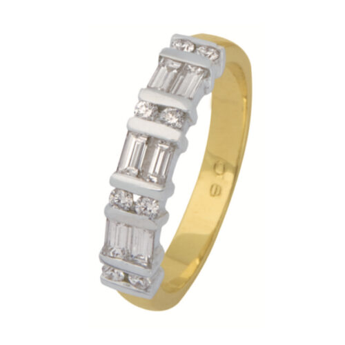 ggv0409e eclat R1710 ring geelgoud 0,70 ct